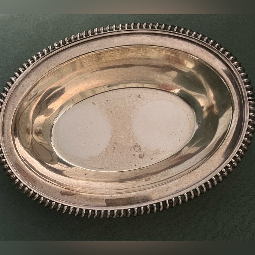 1900s Egw & S Silver Plate Serving Bowl